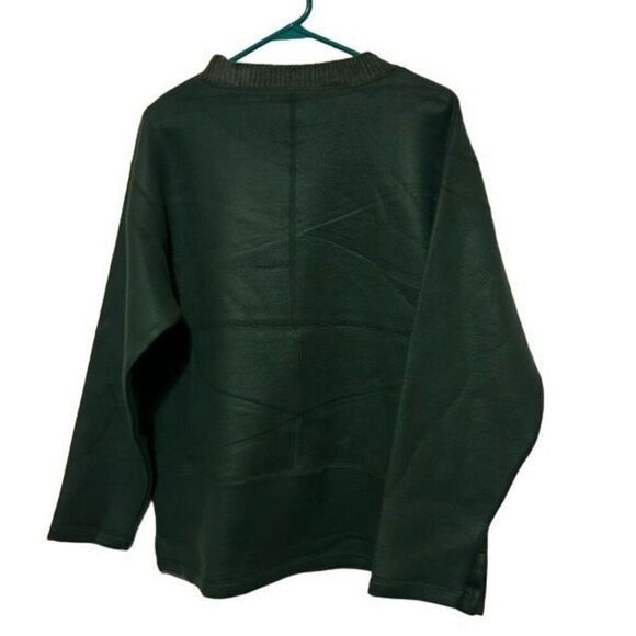 Desert Heat Apparel DHA Size Large Green Long Sleeve Crew Neck - Picture 3 of 3